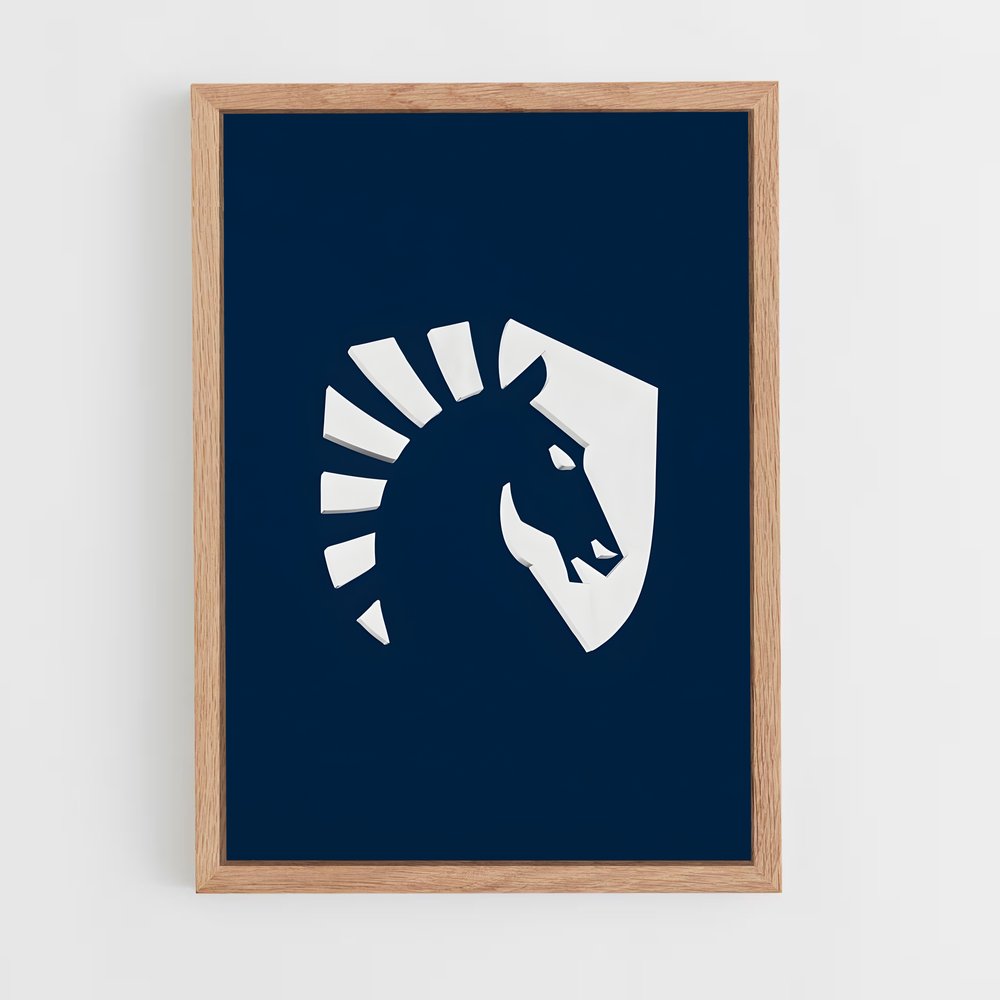 Poster Cheval Éthéré – affiche Esports (vue 4)